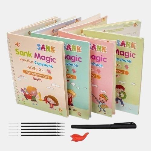 Little Writer Magic Book - (4 BOOKS,1 PEN,1 GRIP,10 REFILL)